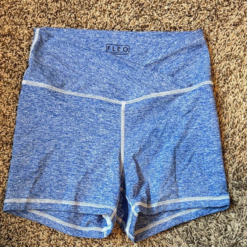 FLEO Heathered Performance Athletic Shorts